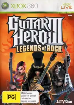 Guitar Hero 3 Legends of Rock (USA) box cover front